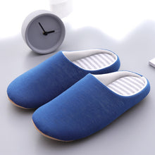 Load image into Gallery viewer, Mntrerm 2019 men Cotton Home Slippers Cute Slippers Winter Warm Plush Indoor Slipper men