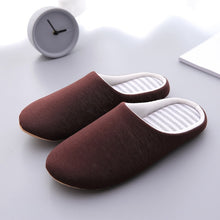 Load image into Gallery viewer, Mntrerm 2019 men Cotton Home Slippers Cute Slippers Winter Warm Plush Indoor Slipper men