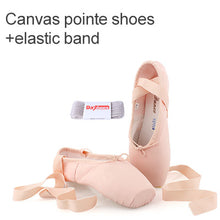Load image into Gallery viewer, Professional Ballet Pointe Shoes Girls Women Ladies Satin Ballet Shoes With Ribbons