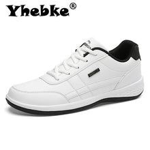 Load image into Gallery viewer, Yhebke Fashion Men Sneakers for Men Casual Shoes Breathable Lace up Mens Casual Shoes Spring Leather Shoes Men chaussure homme